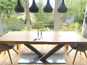 Eichentisch lackiert