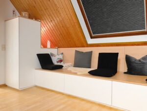 gemütliche Sitzbank