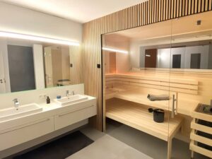 Badmöbel mit Sauna